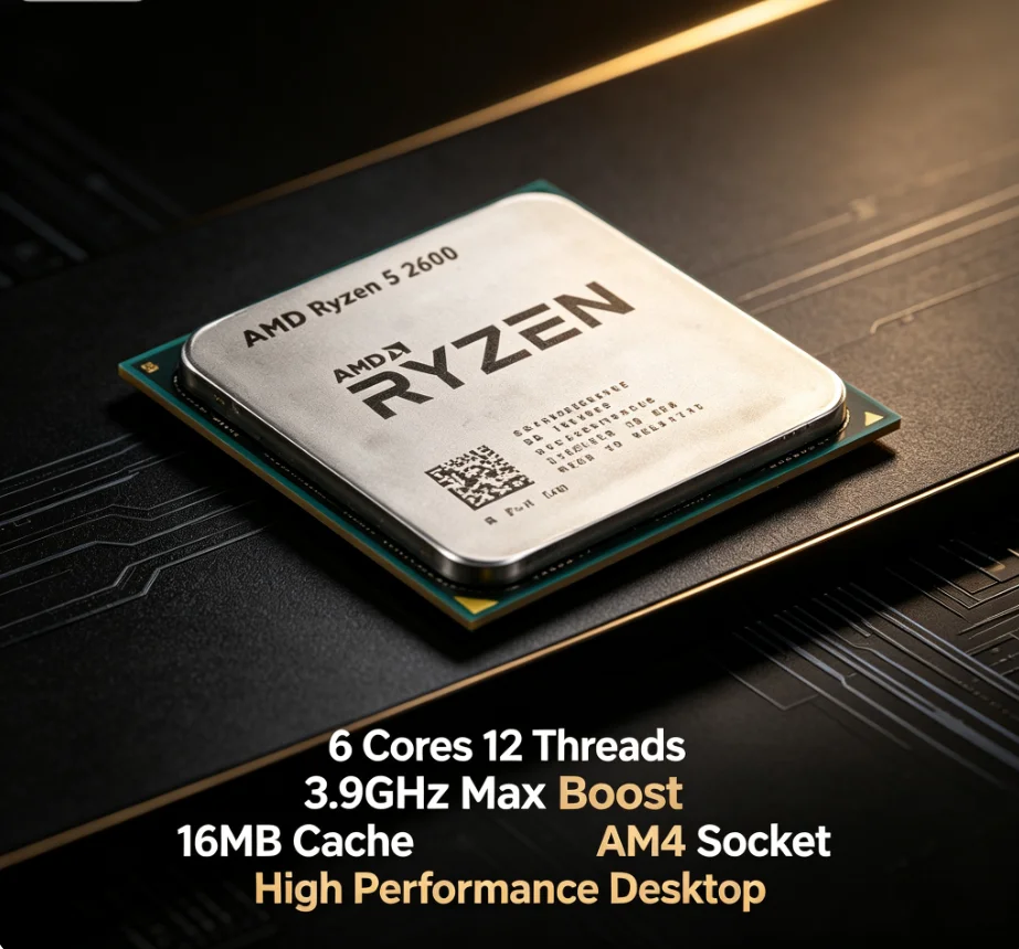 Home Office Budget - Prosesor Komputer Desktop AMD Ryzen 5