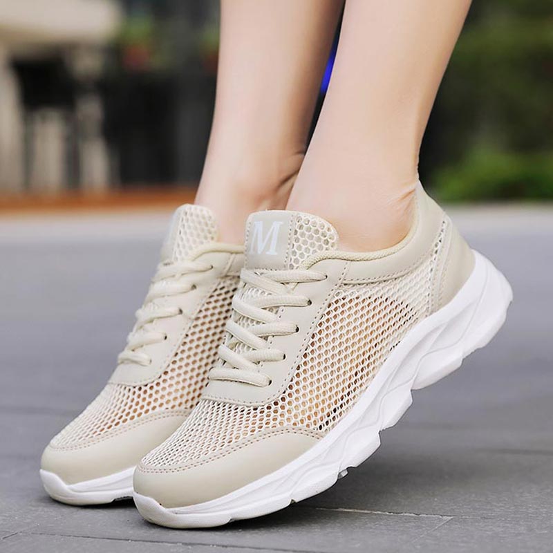 Home Office Guest Room Ideas - Musim Panas Bernapas Sepatu Wanita Mesh