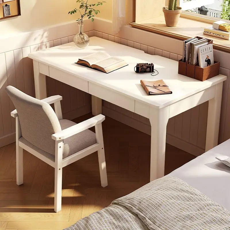 Desk Drawer Small - Meja Komputer Kayu Solid untuk Apartemen