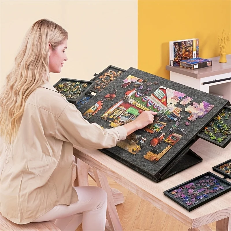 Desk Drawer Small - Meja Puzzle Jigsaw 6 Laci 1500
