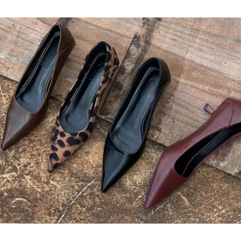Home Office Size - 2024 wanita seksi High Heels Burgundy