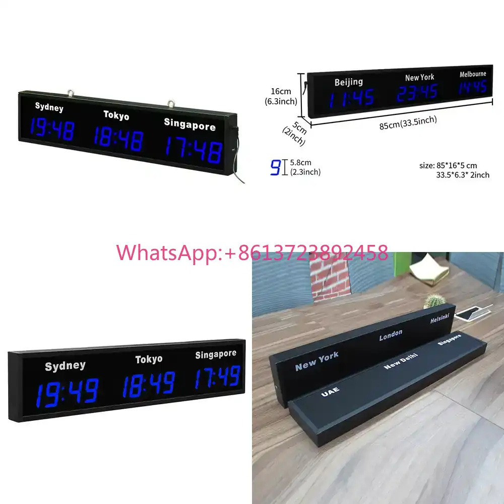 Home Office Updates - Jam Dinding Digital CP034 Tampilan Waktu