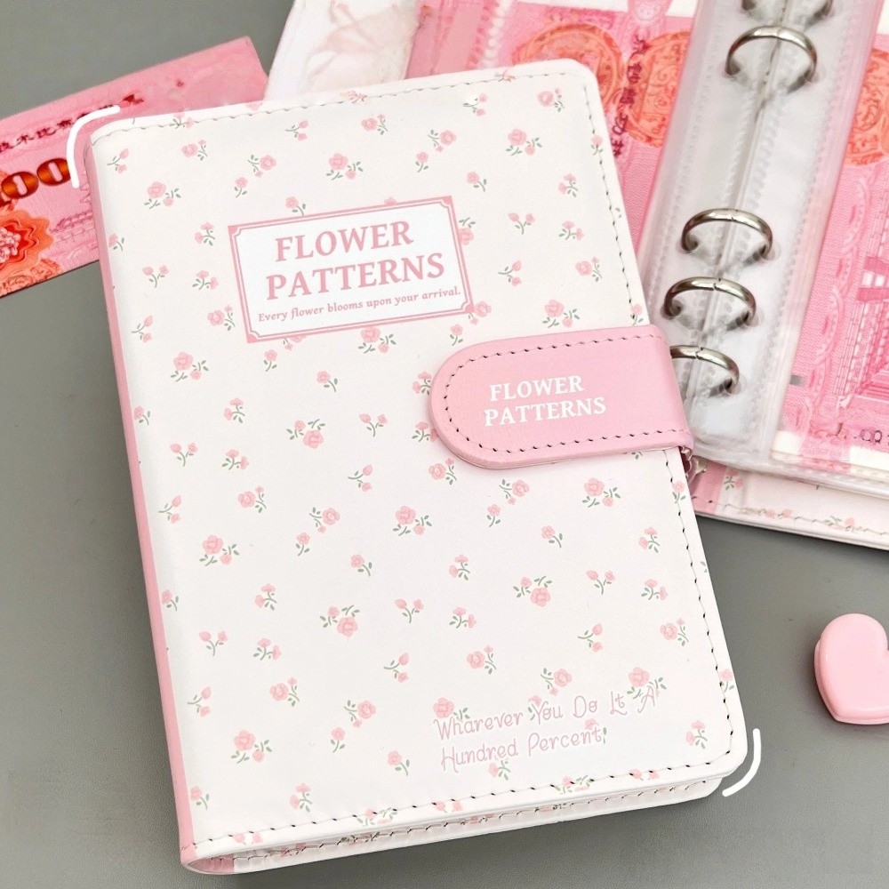 Home Office Budget - Binder Penghemat Uang Kulit PU Baru