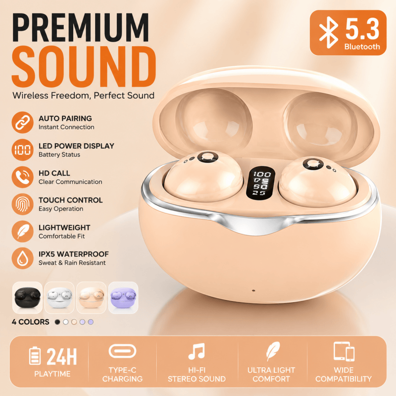 Home Office Amazon - Headphone Mini Tak Terlihat Baru TWS
