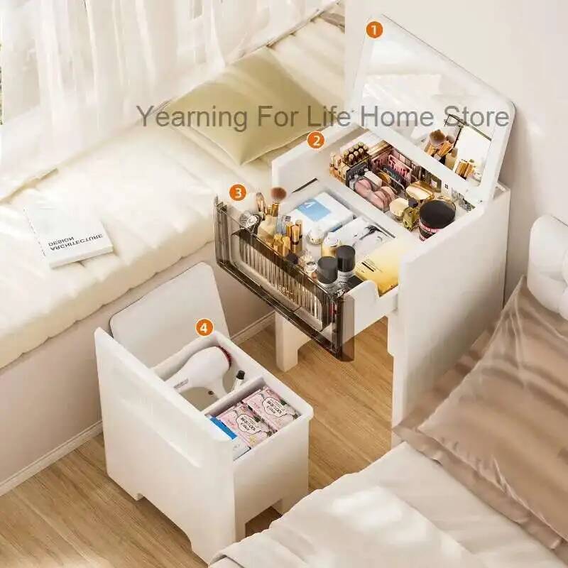 Meja Rias dengan Cermin 3 in 1 - Desk Drawer Small ulasan dan harga