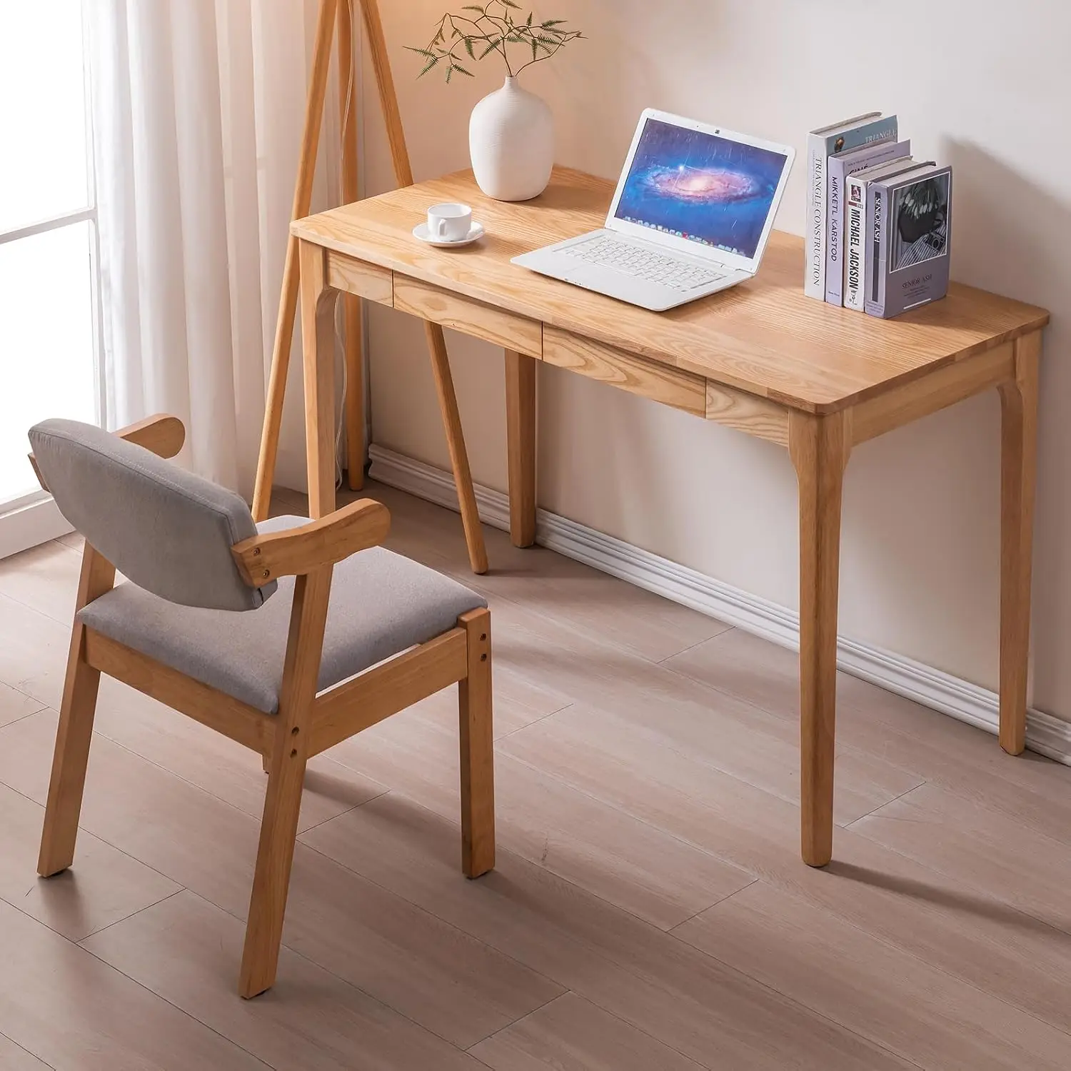 Meja Kayu Solid dengan Laci, M - Desk Drawer Small ulasan dan harga