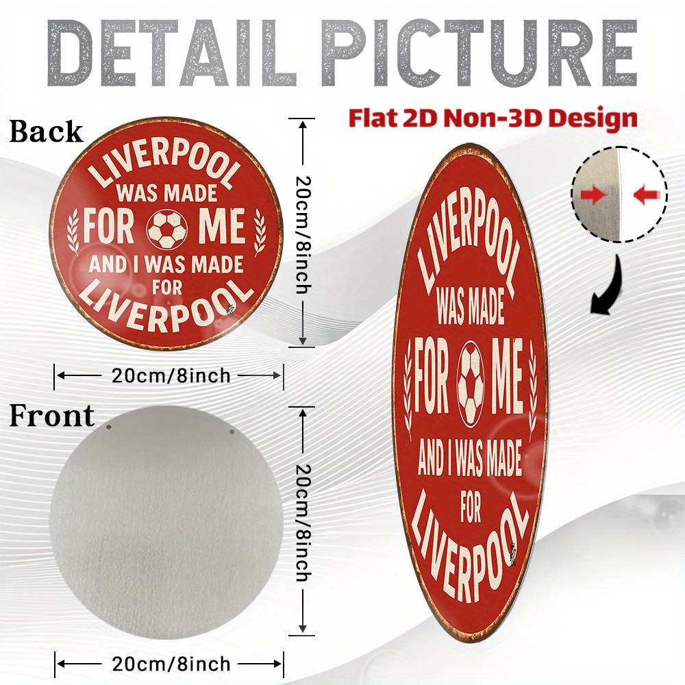 Papan Logam - Liverpool Was Ma - Home Office Liverpool ulasan dan harga