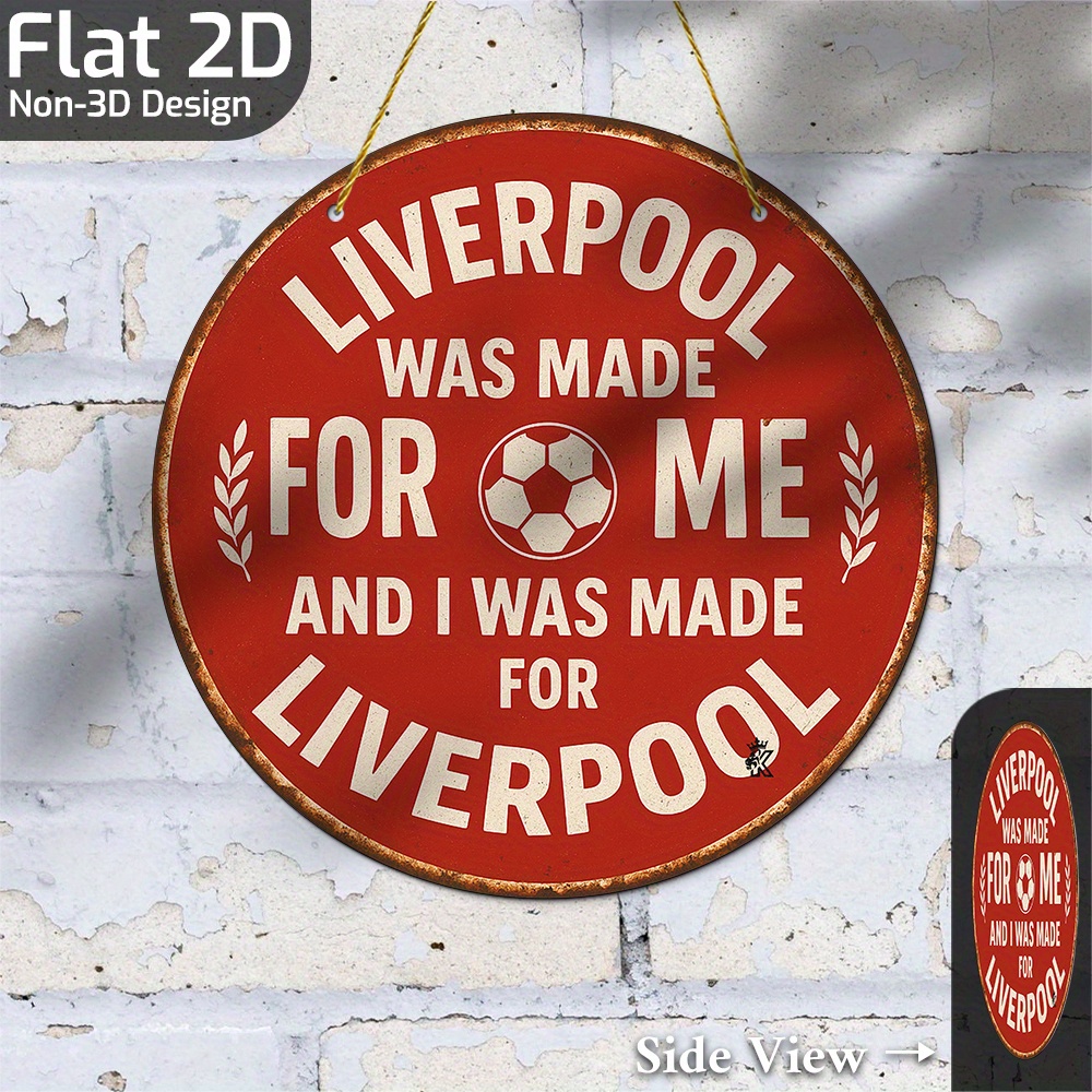 Papan Logam - Liverpool Was Ma - Home Office Liverpool ulasan dan harga