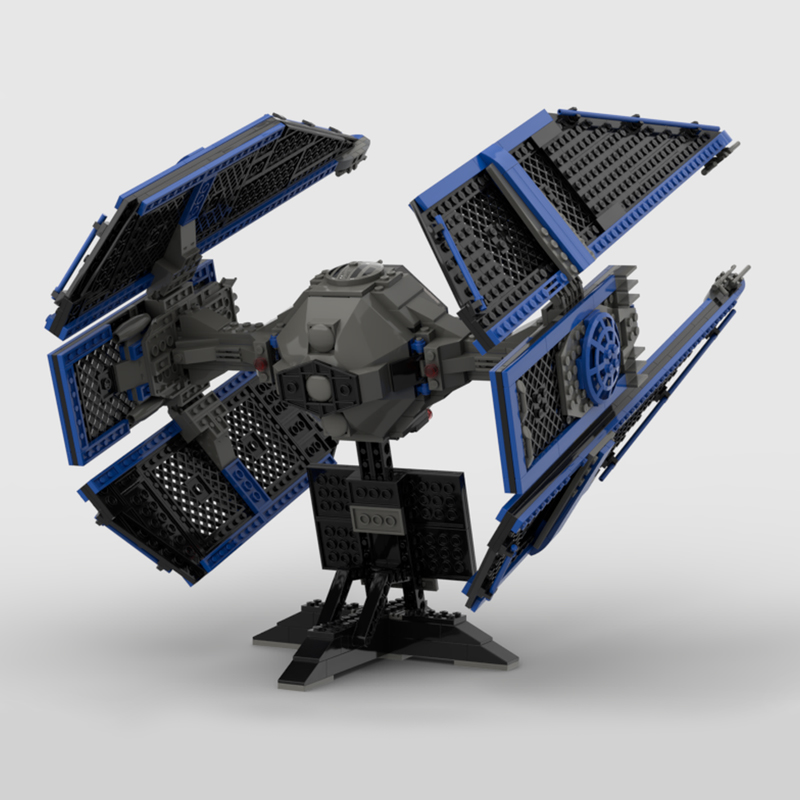 871pcs MOC UCS TIE Interceptor - Home Office Updates ulasan dan harga