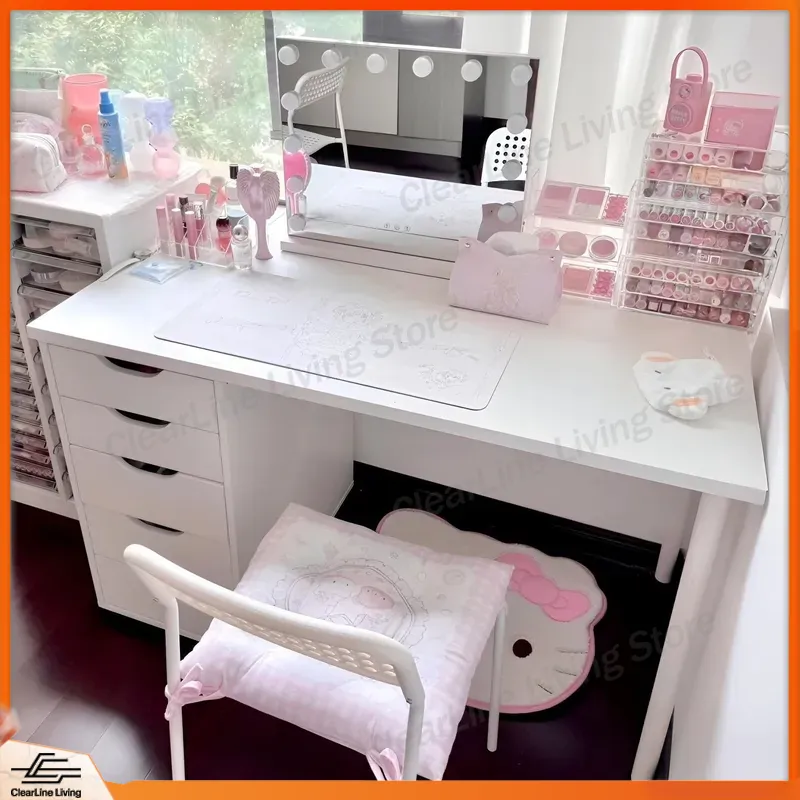 Meja Rias Minimalis dengan Lac - Desk Drawer Small ulasan dan harga