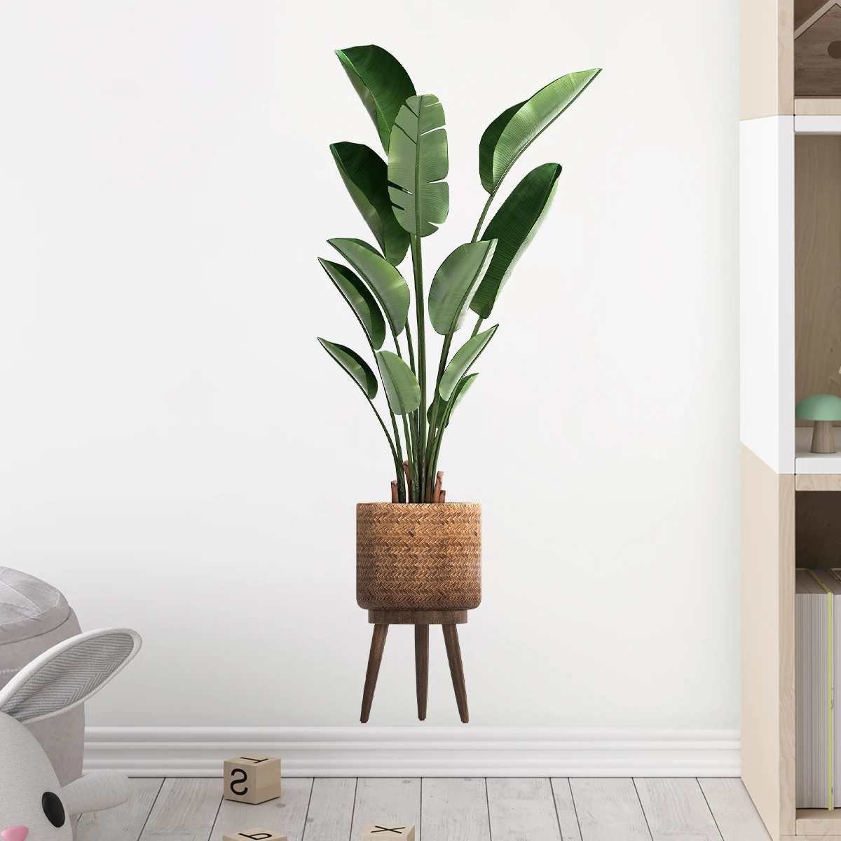 Tanaman hijau hias, stiker din - Home Office Word ulasan dan harga