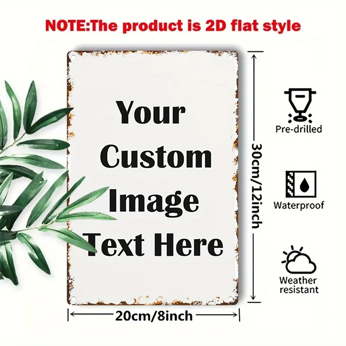 Papan Tanda Foto & Teks Kustom - Home Office Design ulasan dan harga
