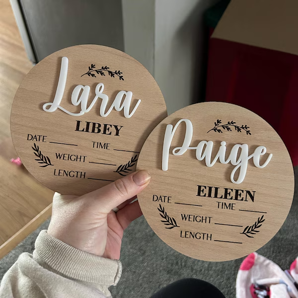 1 Buah Tanda Pengumuman Bayi K - Home Office Design ulasan dan harga