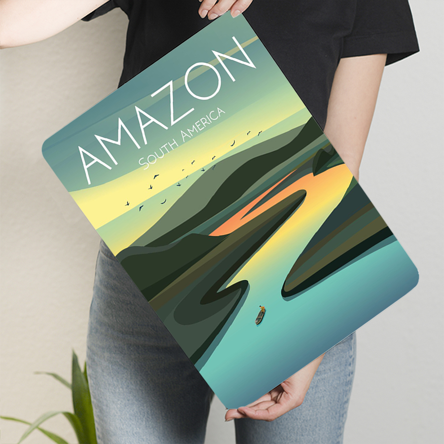 Seni Dinding Logam Pemandangan - Home Office Amazon ulasan dan harga