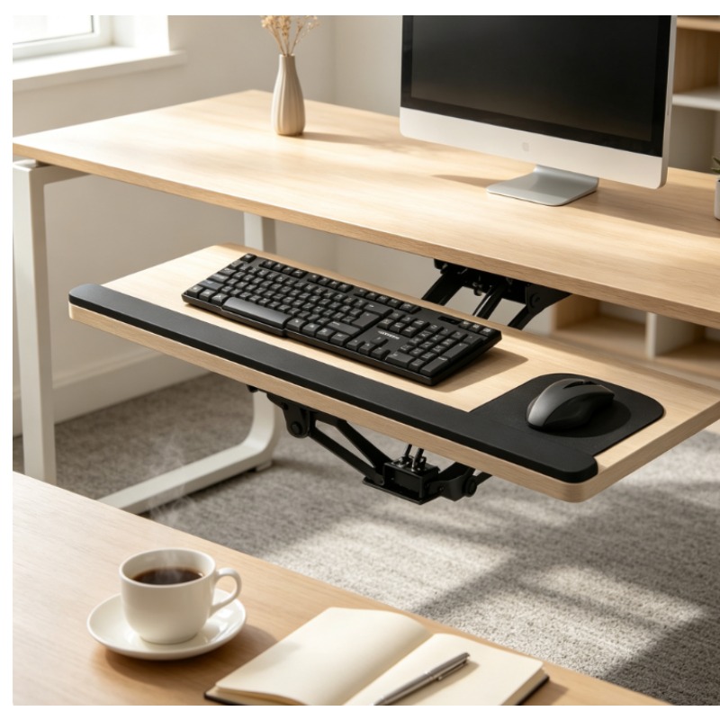 Rak Keyboard di Bawah Meja den - Desk Drawer Small ulasan dan harga