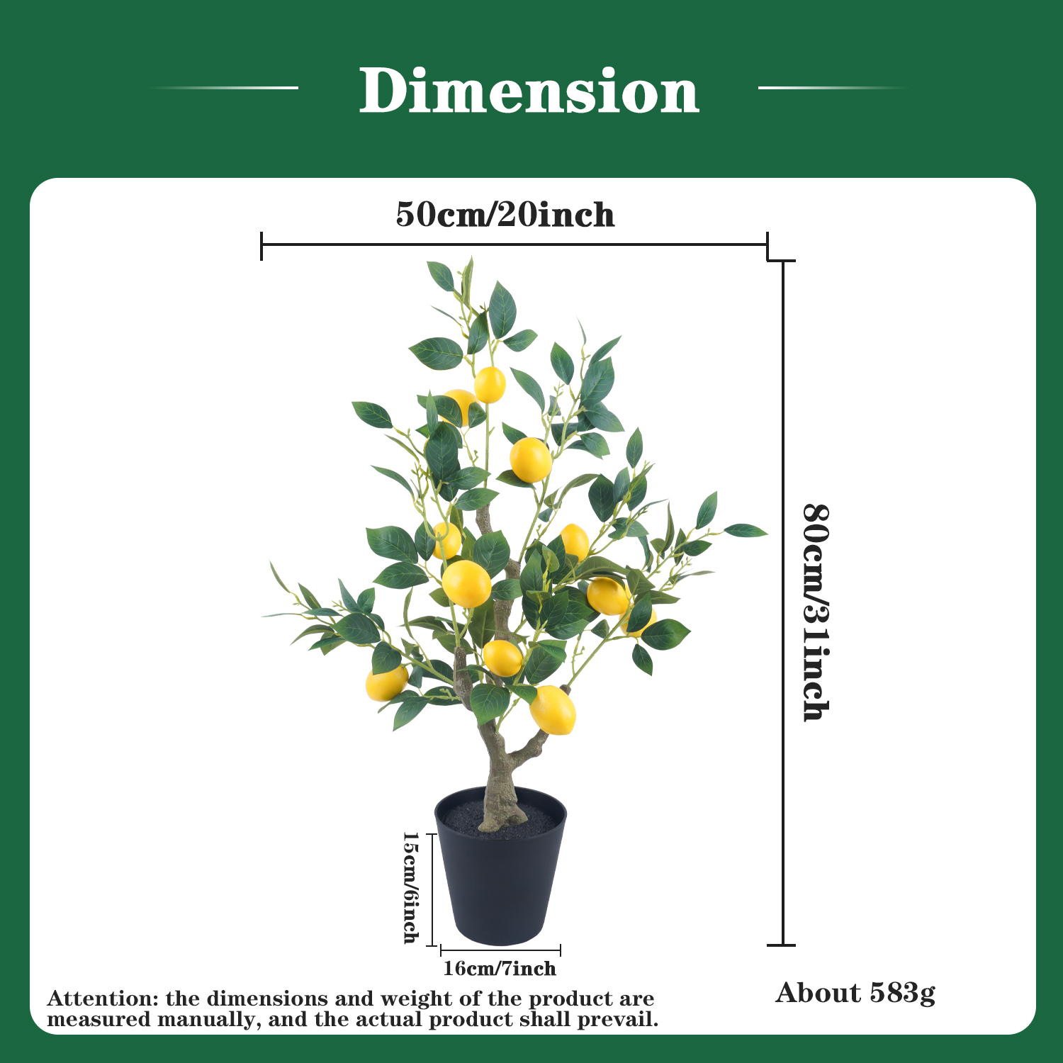 Pohon Lemon Buatan Uflower den - Home Office Word ulasan dan harga