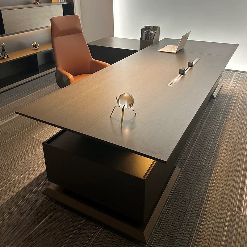 Meja Kantor Eksekutif Hitam Ku - Desk Drawer Small ulasan dan harga