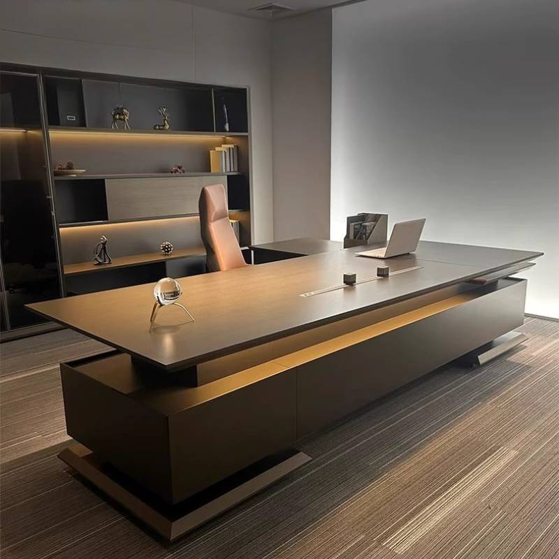 Meja Kantor Eksekutif Hitam Ku - Desk Drawer Small ulasan dan harga