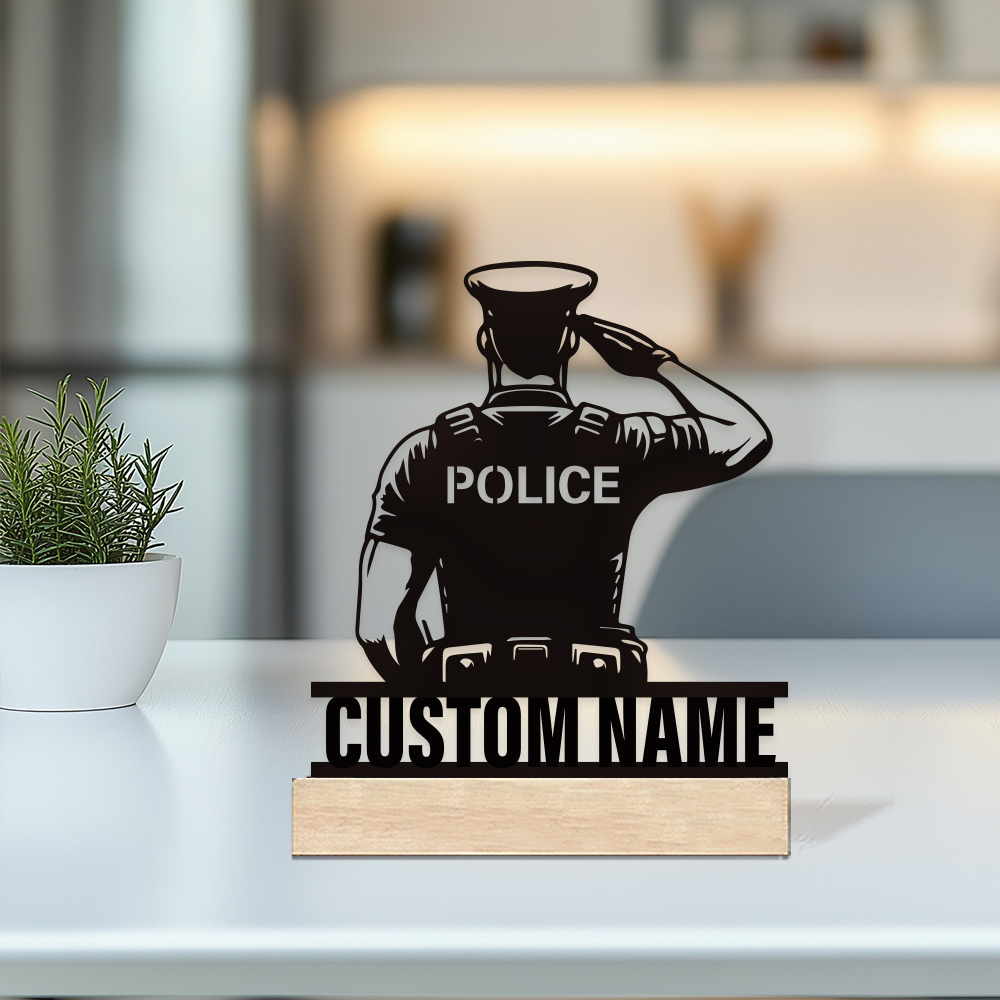 Lencana Polisi Logam Personal, - Home Office Design ulasan dan harga