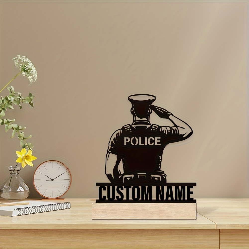 Lencana Polisi Logam Personal, - Home Office Design ulasan dan harga