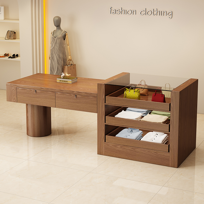 desain meja resepsionis kayu m - Home Office Tienda ulasan dan harga