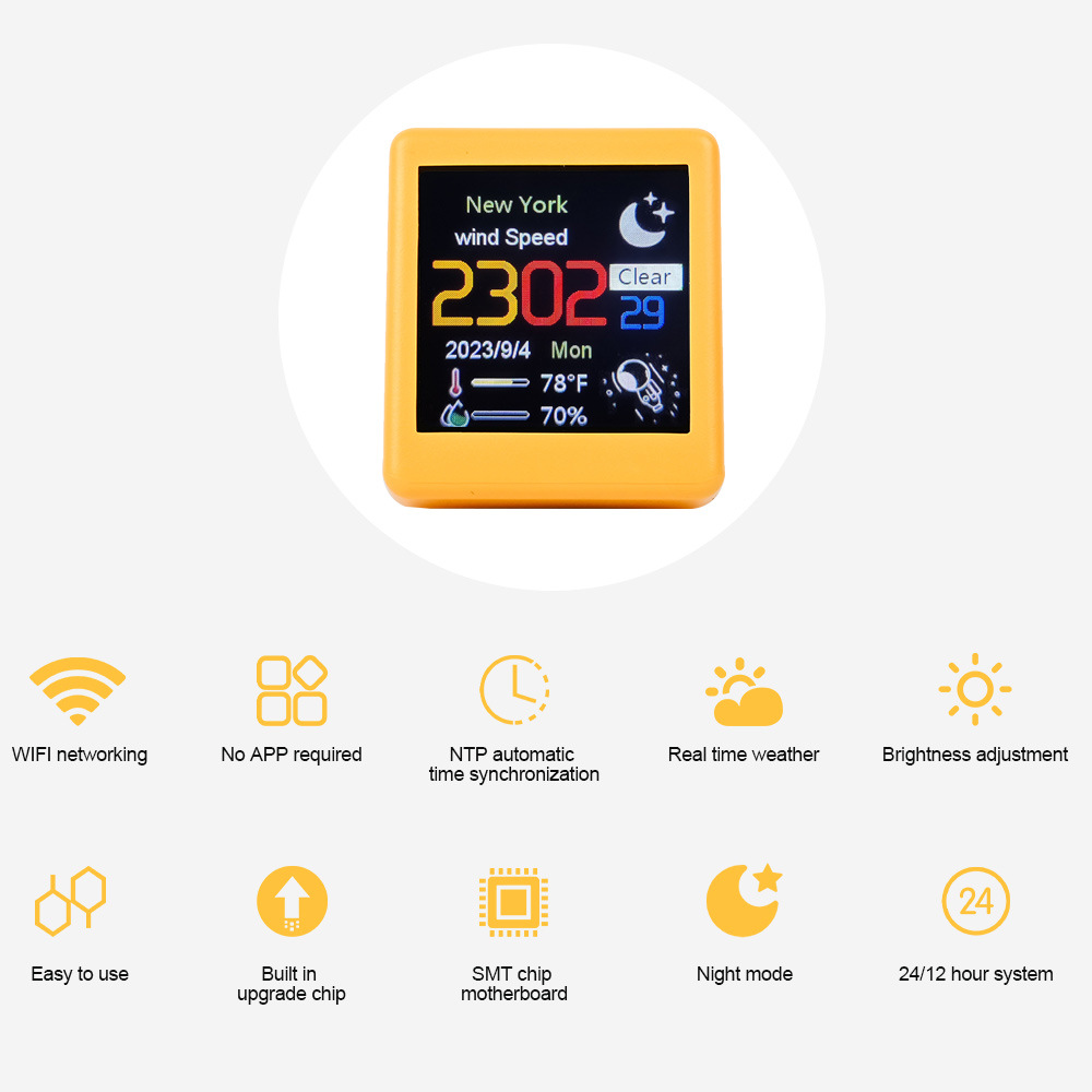 Stasiun Cuaca Digital Mini WiF - Home Office Updates ulasan dan harga