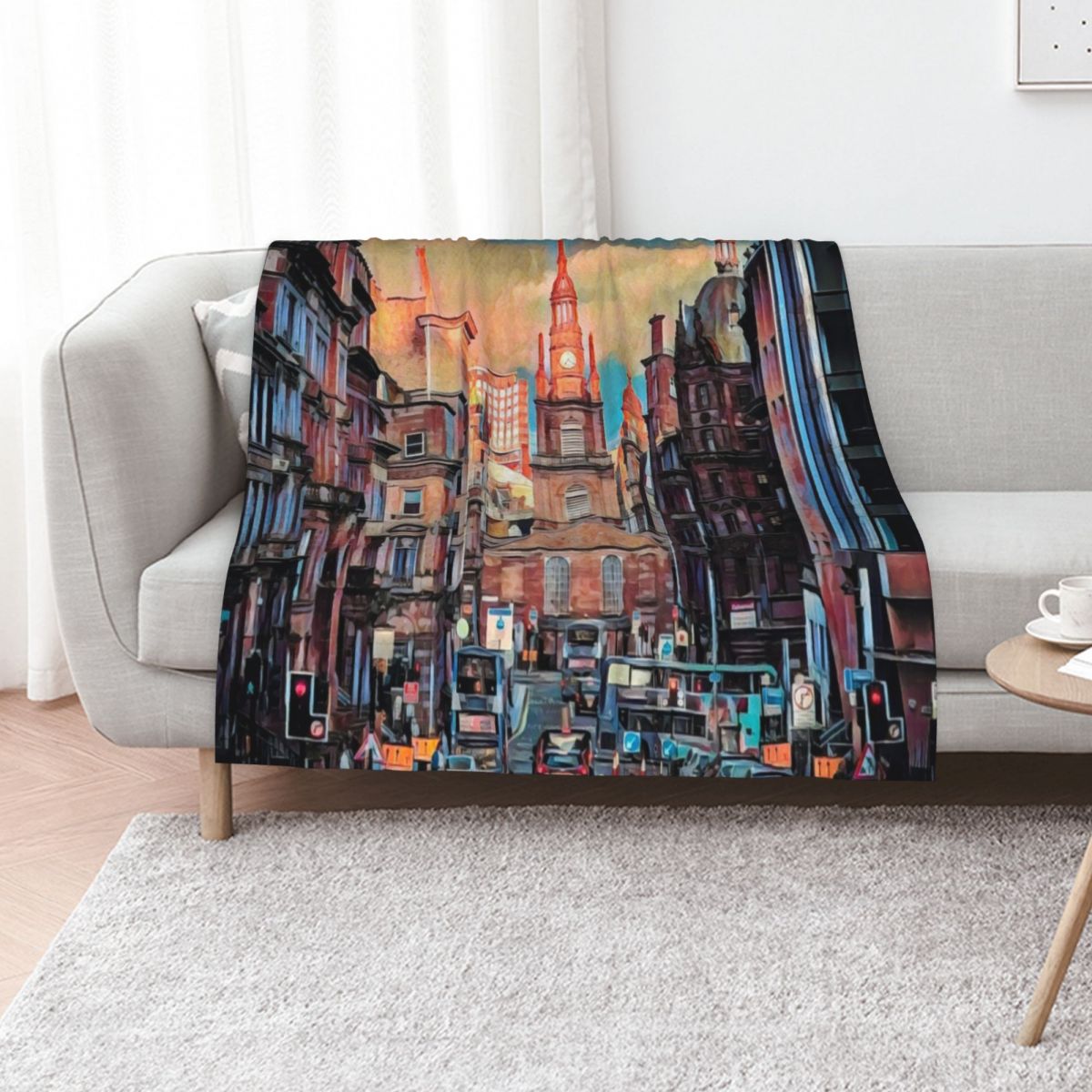 Selimut Glasgow Streets, Selim - Home Office In Glasgow ulasan dan harga
