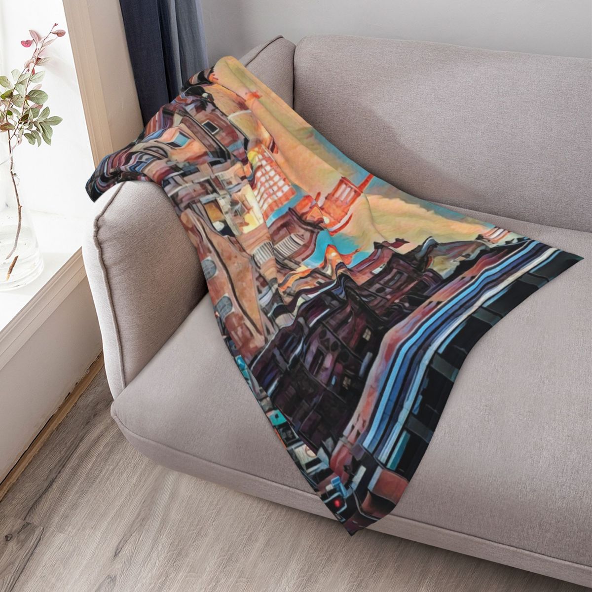 Selimut Glasgow Streets, Selim - Home Office In Glasgow ulasan dan harga