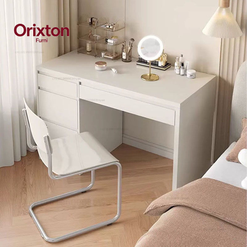 Meja Kantor Berdiri Putih Kayu - Desk Drawer Small ulasan dan harga