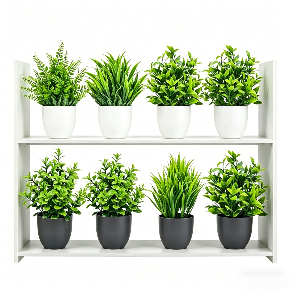 4 Buah/Set Tanaman Buatan Mini - Home Office Word ulasan dan harga