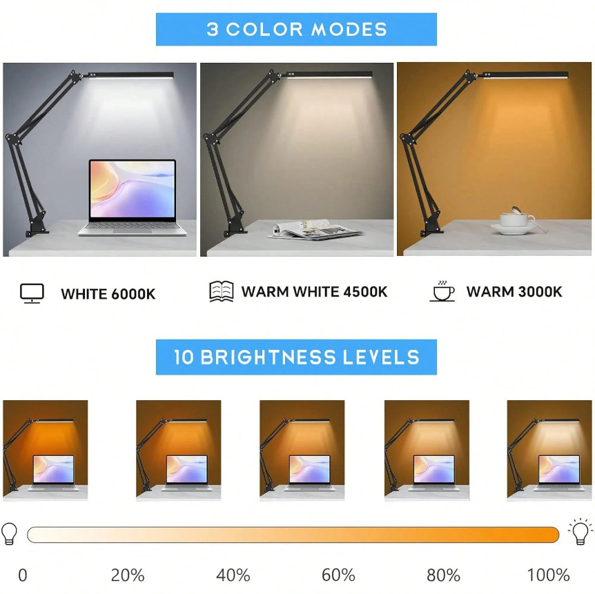 Lampu Meja LED untuk Rumah, Me - Office Table Home ulasan dan harga