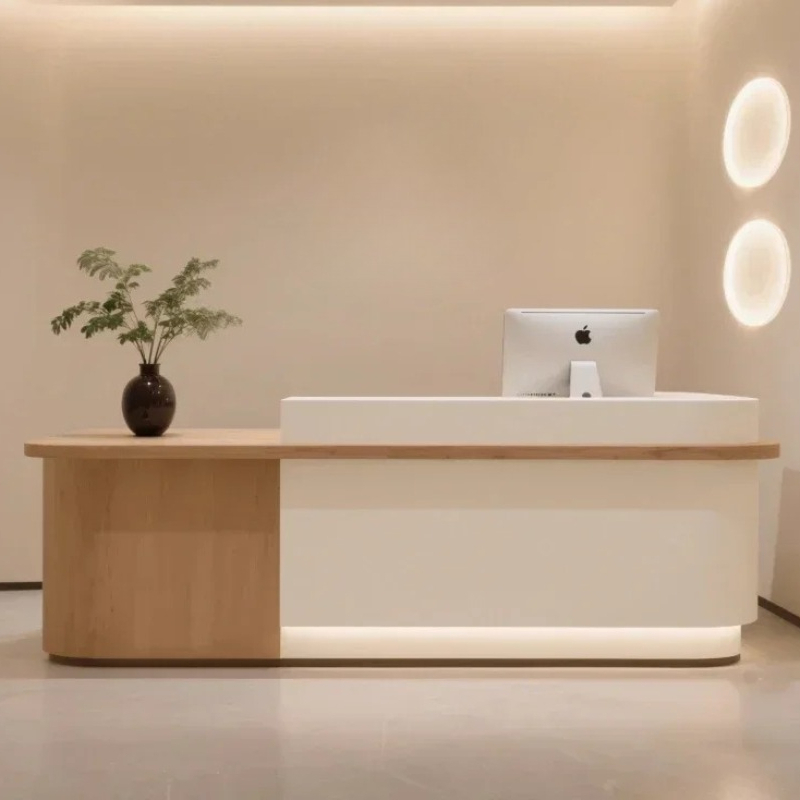 Meja Resepsionis Promosi Mewah - Home Office Tienda ulasan dan harga