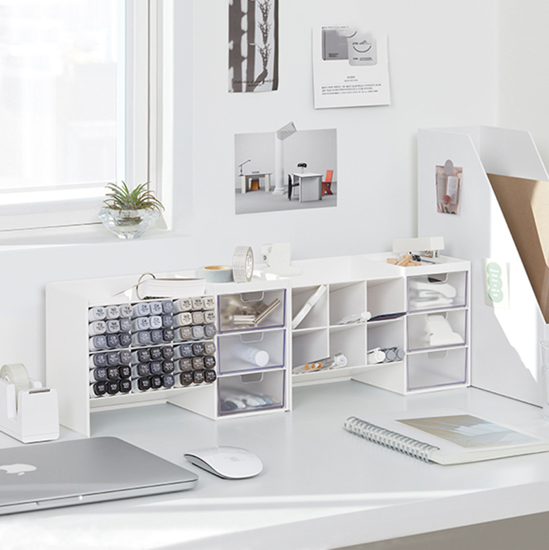 Kotak Penyimpanan Desktop Baru - Desk Drawer Small ulasan dan harga