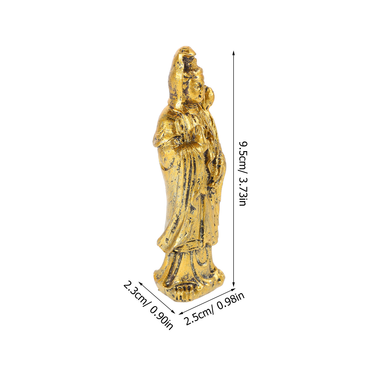 Patung Buddha Yin Vintage Eleg - Office Table Home ulasan dan harga